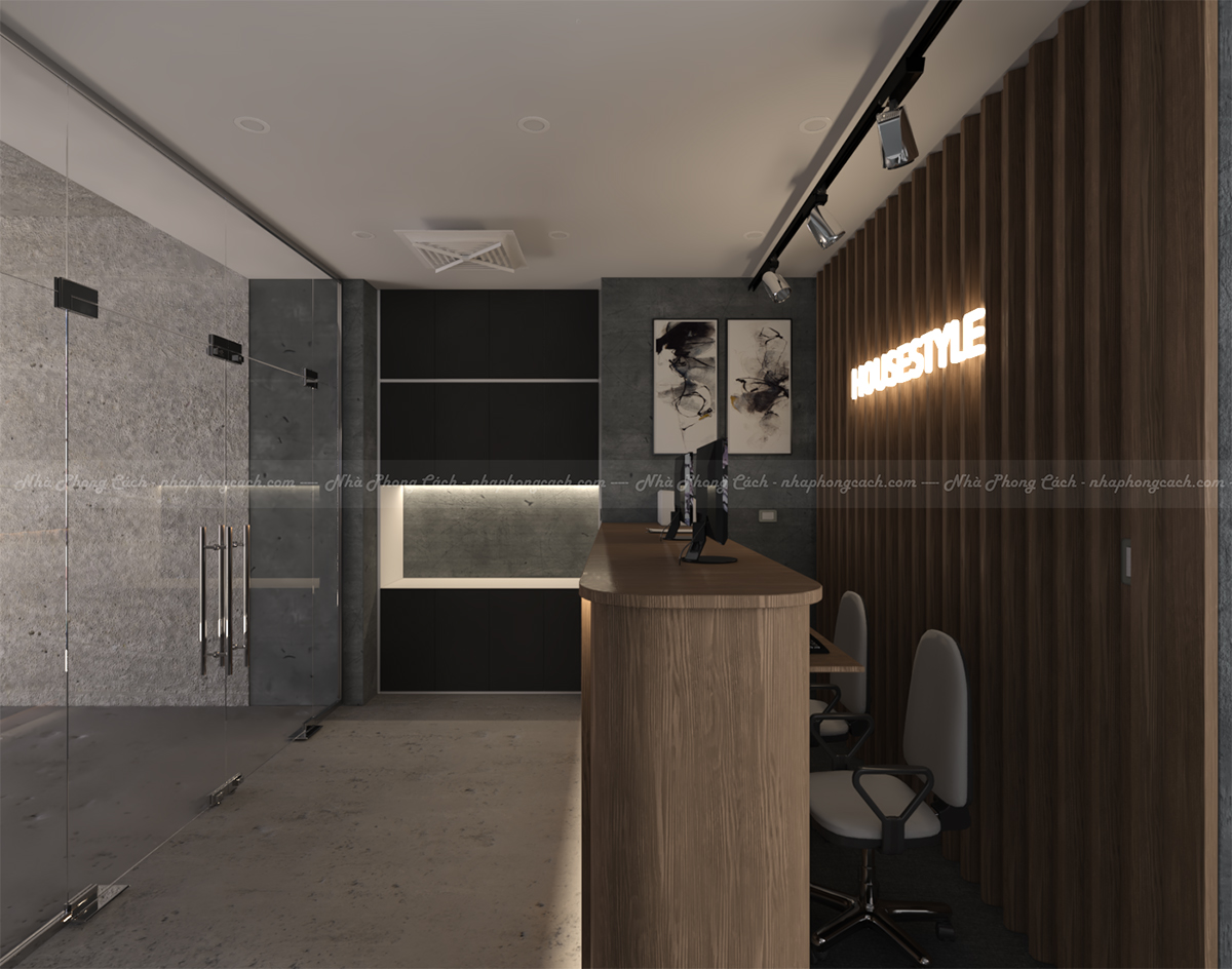 Thiết kế nội thất văn phòng 110m2 phong cách Industrial 3
