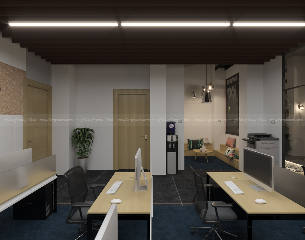 Ý tưởng thiết kế nhà ở văn phòng 140m2 (Housing Office) 22